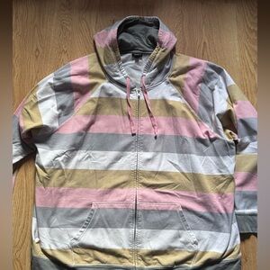 Torrid Pastel Striped Soft Hoodie Size 5